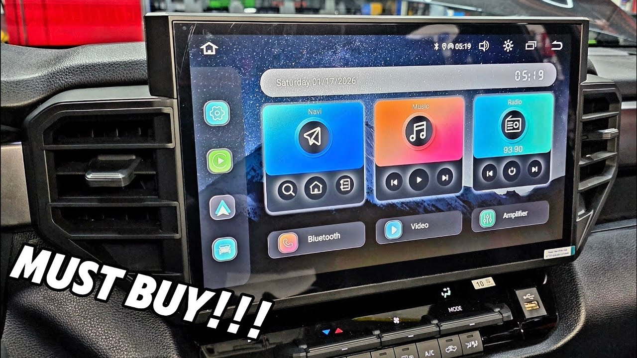 NEW GIANT 14" OEM STYLE DASAITA RADIO UPGRADE FOR TOYOTA TUNDRA (Step by Step Install Guide)