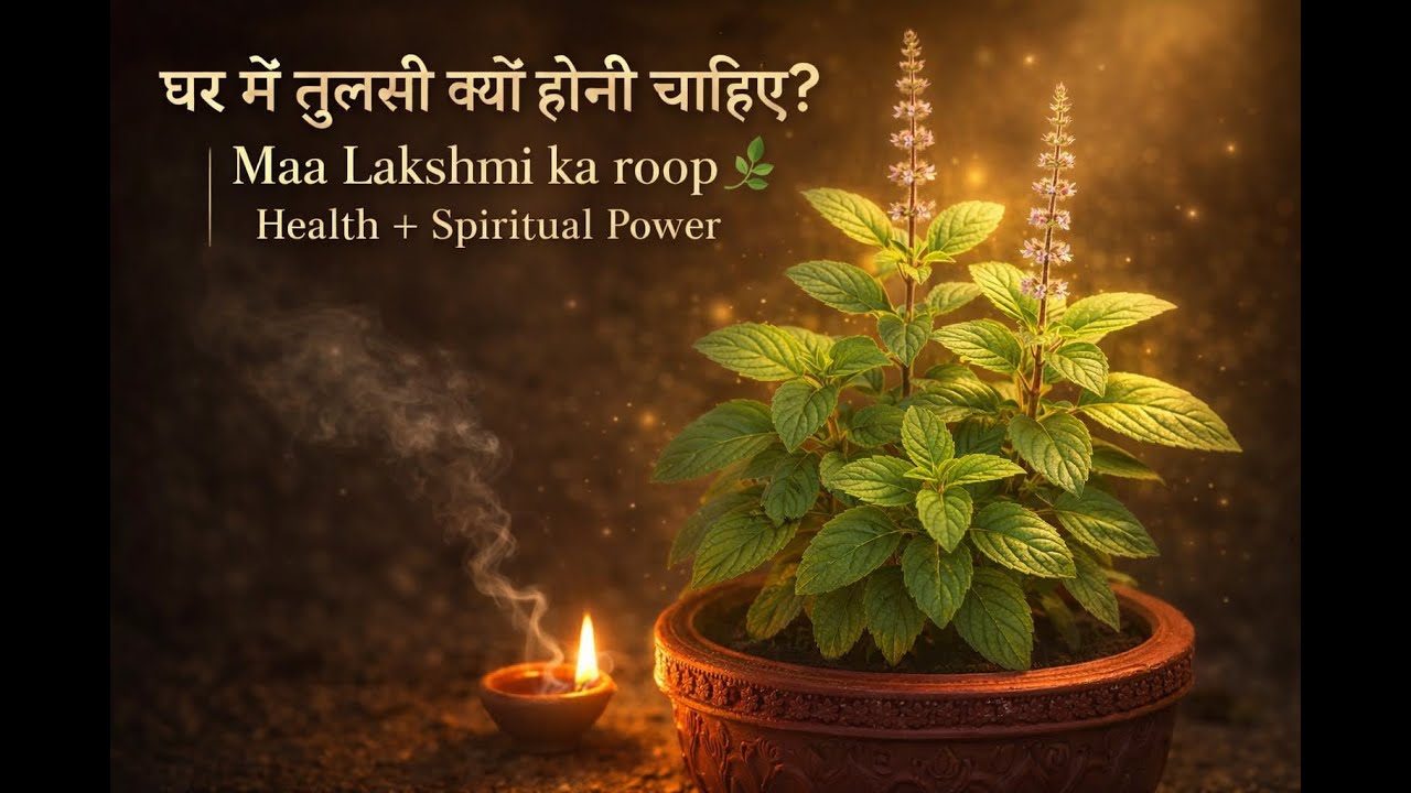 घर में तुलसी क्यों होनी चाहिए? | Maa Lakshmi ka roop 🌿 | Health ...
