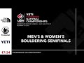 YETI Climbing National Championships - Bouldering Semis