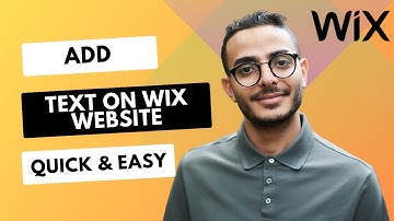 How to Add Text on Wix Website (Quick & Easy)