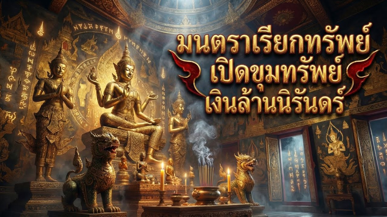 มนตราเรียกทรัพย์ เปิดขุมทรัพย์ เงินล้านนิรันดร์ | คาถาเรียกเงินล้าน ฟังแล้วรวย