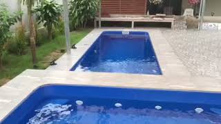 Ambassador Fiberglass Pool with Separate Spa 2