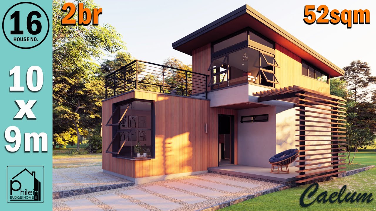 CAELUM | MODERN BAHAY KUBO | 52sqm 2-BEDROOM HOUSE WITH ROOF DECK