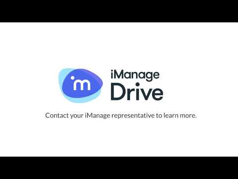 Introducing iManage Drive
