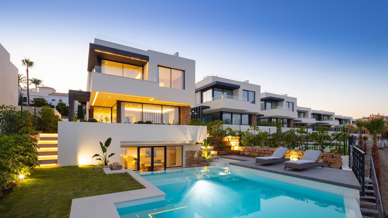 New Scandinavian Style Modern Villa, New Golden Mile, Marbella, Spain | €1.325M Drumelia Real Estate