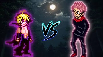 Meliodas Assault Mode V2 VS Sukuna V1.6 in Jump Force Mugen 🔥