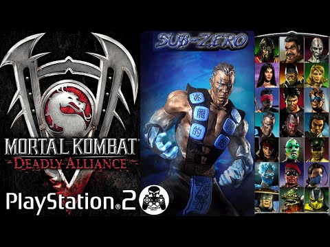 Mortal Kombat Deadly Alliance  / Sony PlayStation 2 / прохождение Sub-Zero [60fps]