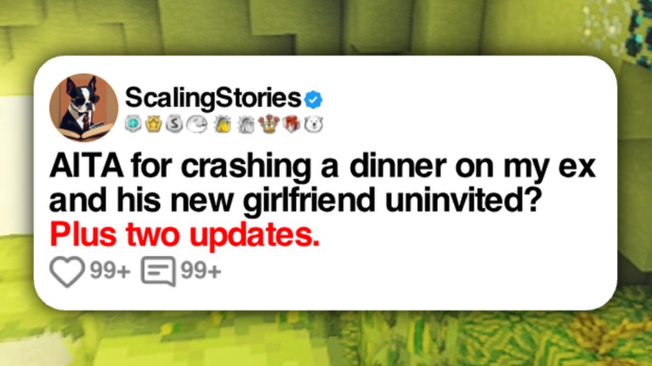 AITA for crashing a dinner on my ex and his new girlfriend uninvited?