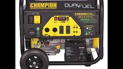 Champion Generator Model 100297 Unboxing
