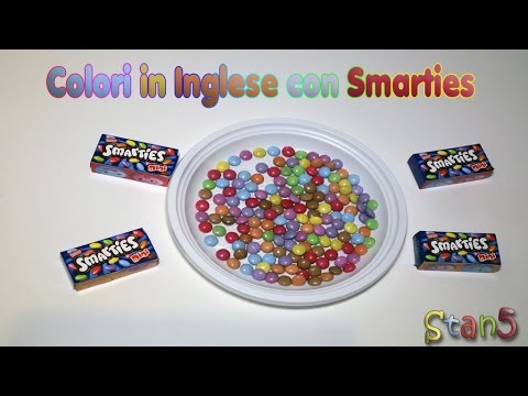 Come Imparare I Colori In Inglese Con Gli Smarties Video Per Un Facile Apprendimento Per Bambini Youtube