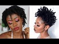 Hairstyles For Short Natural Hair 🤩🤞🏾 #4
