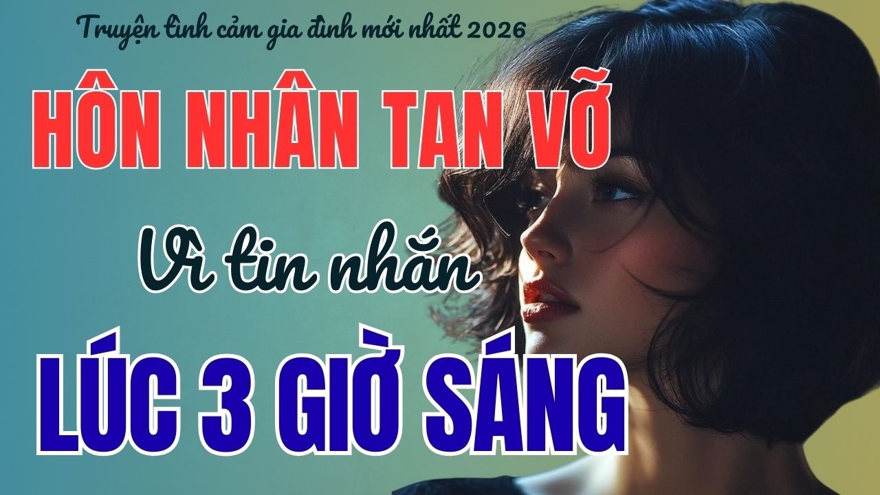 Truyện ngôn tình - HÔN NHÂN TAN VỠ VÌ TIN NHẮN LÚC 3 GIỜ SÁNG - Truyện đêm khuya hay nhất