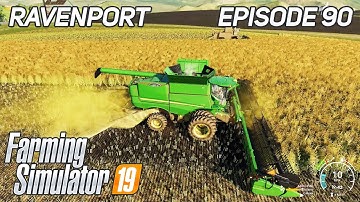 Starting New Canola Harvesting | FS19 | Farming Simulator 19 | Timelapse | Ravenport #90