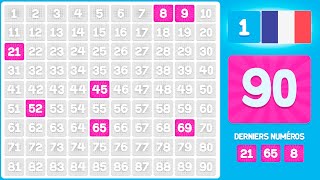 JOUEZ AU BINGO FRANÇAIS avec vos amis | Bingo 90 | Modèle 1 | BINGU screenshot 2