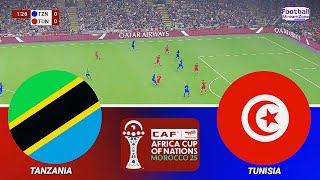 🔴LIVE - TANZANIA VS TUNISIA - Africa Cup Of Nations 2025 | Full Match All Goals | Pes 21 Gameplay