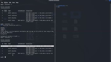 Meterpreter: Managing Multiple Shell Sessions