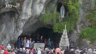 Chapelet du 3 juin 2024 à Lourdes