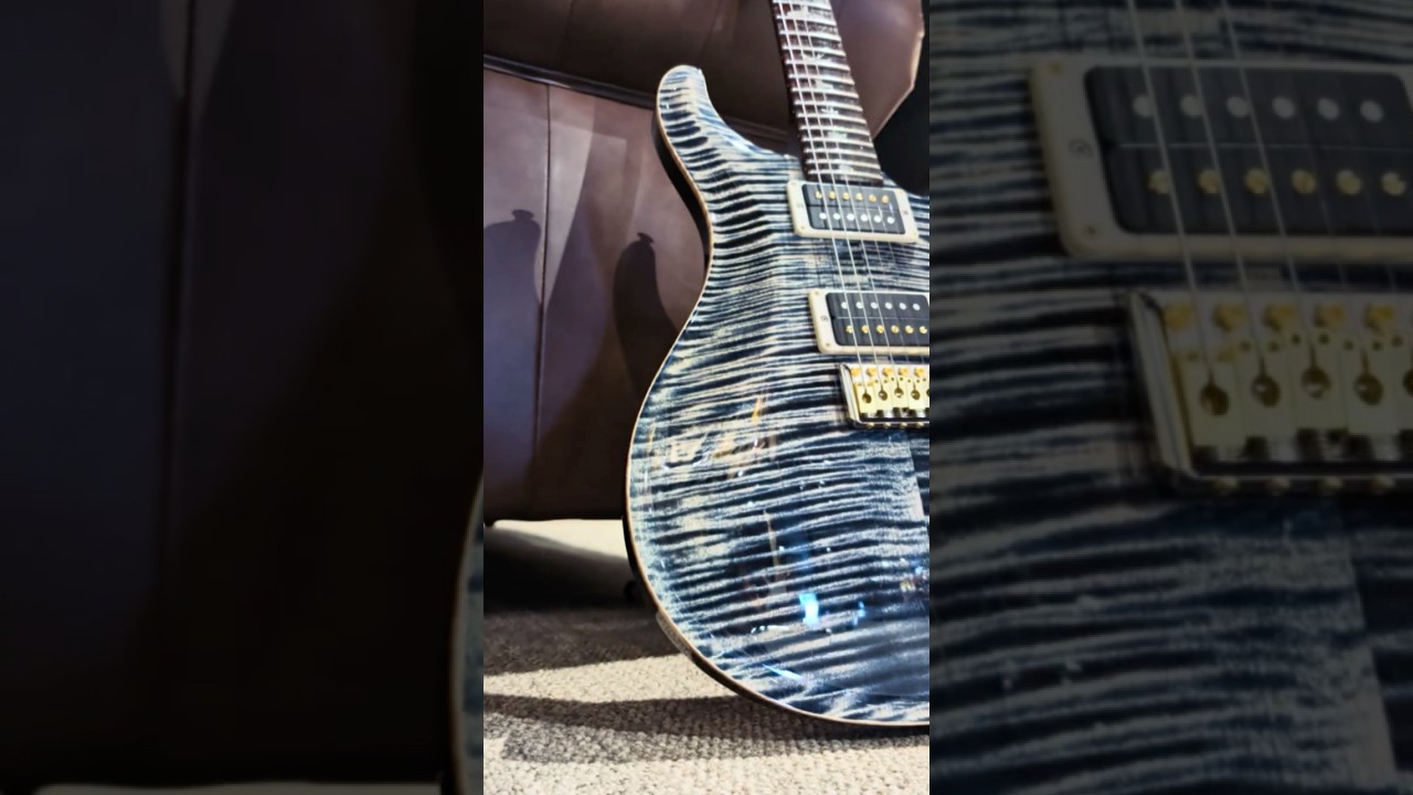 PRS Custom 24 (10-Top Faded Whale Blue) - YouTube
