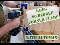 Kreg 90 degree corner clamp