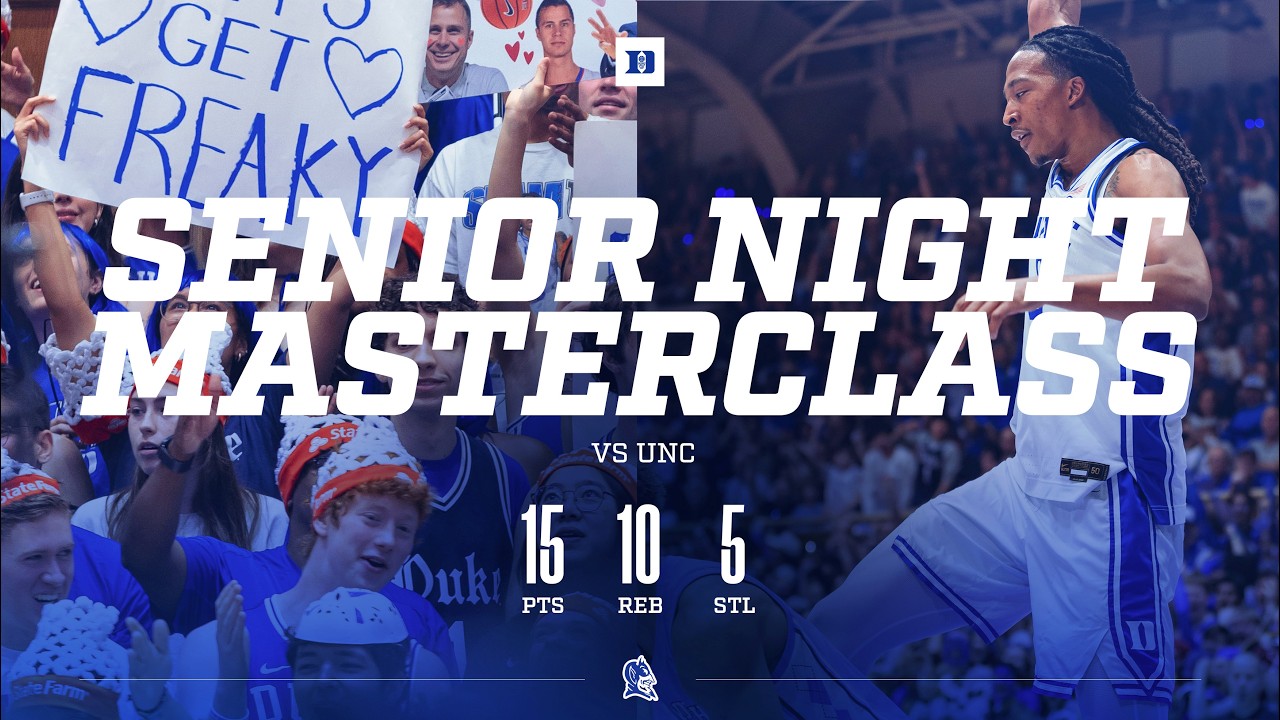 Maliq Brown Senior Night MASTERCLASS!