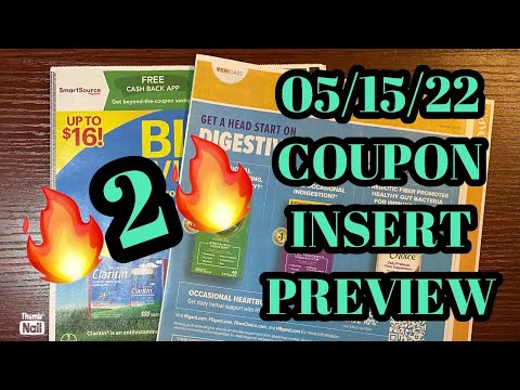 What coupons are we getting? 05/15/22 Coupon Insert Preview {2 Inserts}