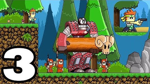 Dan the Man: Action Platformer - Gameplay Walkthrough Part 3 - Stage 8-1-3 (Android/iOS)