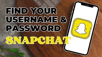How To Find Your Snapchat Username And Password