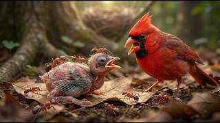 Northern Cardinal: 31 Days From Egg to Backyard Survivor | Bird Life Cycle Documentary