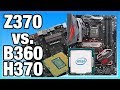 Intel Z370 vs. B360 Differences on i5-8400 & 8700K | Benchmark