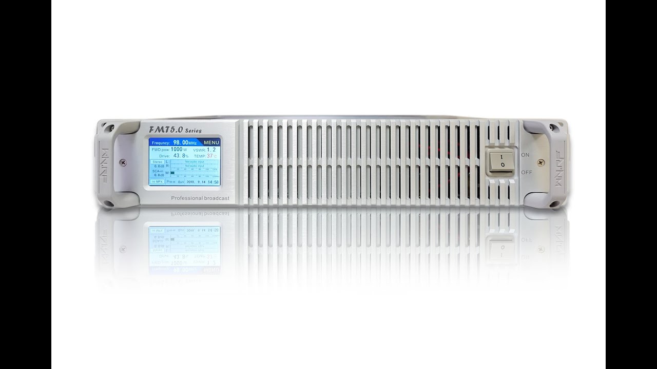 FMT5.0-1000 Warner RF latest 5th generation model 1000W FM broadcast transmitter test