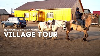 How People Live in a Remote Siberian village? Village tour, Yakutia
