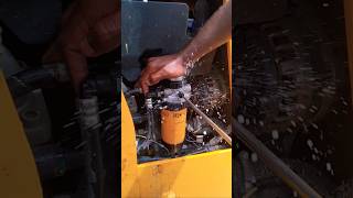 JCB primary fuel filter aur removal