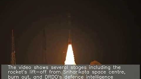Video shows lift-off, onboard camera view from ISRO