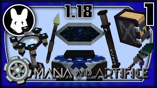 Mana & Artifice Secrets explained Pt1 BitByBit! 1.18 Minecraft mod: What it do & How to start