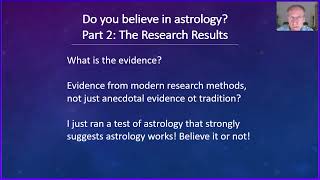 Part 2 of 2: Research Findings in a Scientific Breakthrough in Astrology