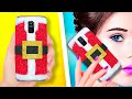 BRILLIANT PHONE CASE DIY 🎅 Easy &amp; Cute Phone Projects &amp; iPhone hacks 🎅 FUNDAS PARA CELULARES