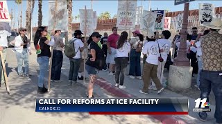 Activists convene in Calexico for border detention protest