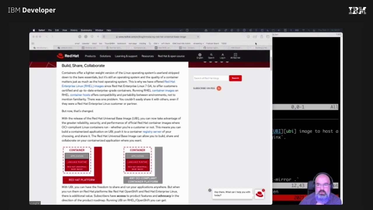 JJ gets Red Hat Universal Base Image (UBI) working with an nginx file mirror