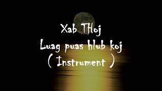 Video thumbnail of "luag puas hlub instrument + Lyrics - Xab Thoj"