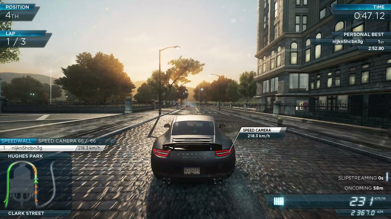 Need for Speed Most Wanted - Porsche 911 Carrera S Racing.
