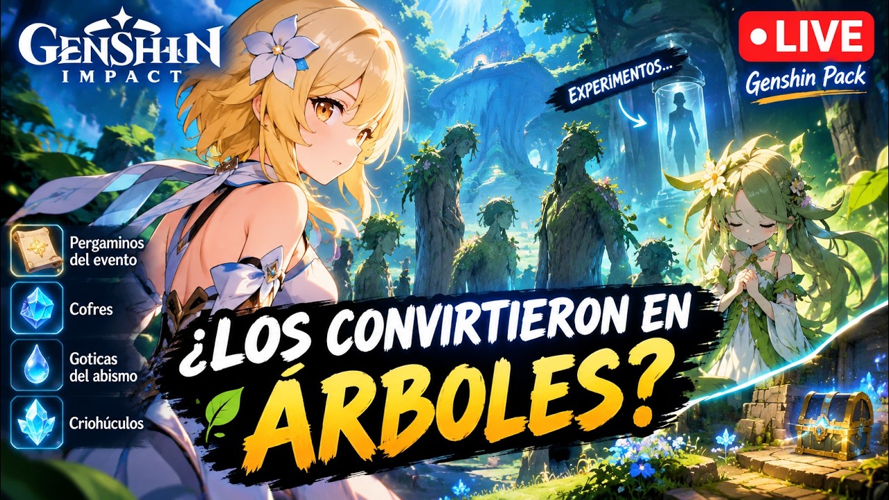 ¡DESCUBRIMOS EL MUNDO DE LA NIÑA ÁRBOL! 🌳😱 | Genshin Impact en Vivo 20260920