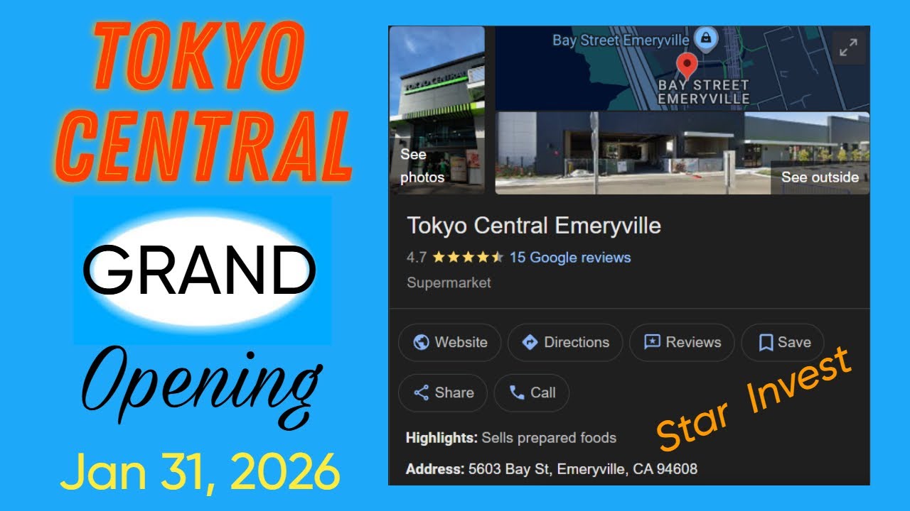 Tokyo Central - Grand Opening in Emeryville, CA