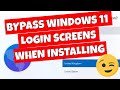 Setup windows 11 without login details audit mode for system builders no user account needed