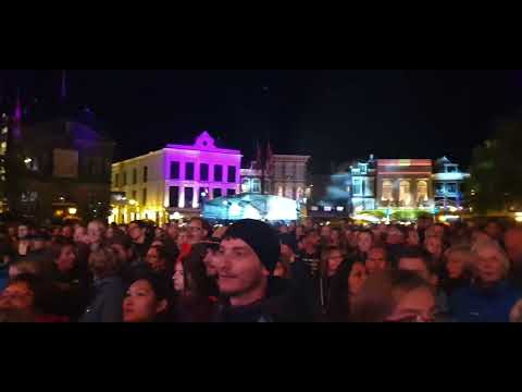 Gouda Gaat Nooit Voorbij op de Markt in Gouda, bij de Gouda750 finale, 17 sept 2022