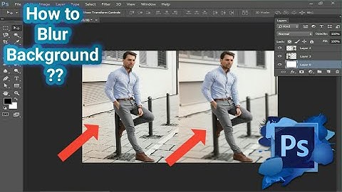 How to Blur Photo Background in || Photoshop CS6 || Bangla
