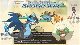 Mega Charizard X Team with Sun Support Whimiscott - VGC 2018 - Pokemon Showdown