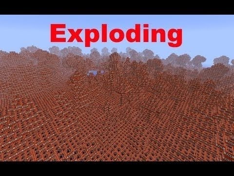 HUGE TNT Explosion In Minecraft Pocket Edition! - YouTube