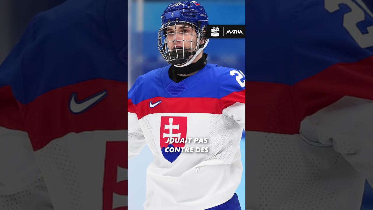 Juraj Slafkovsky, le futur GOAT des Jeux olympiques?