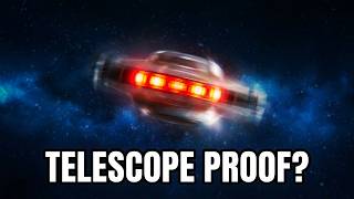 A UFO was captured on a telescope.