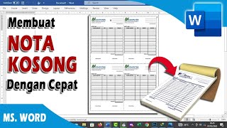 CREATE 4 NOTES IN 1 A4 SHEET QUICKLY AND AUTOMATICALLY